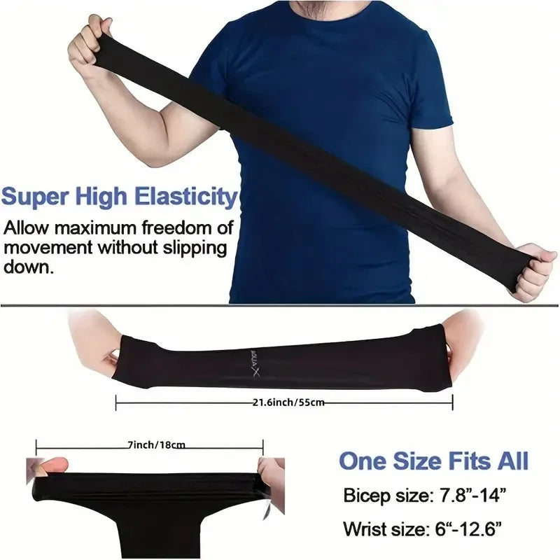 3 Pair of Breathable Sun Protection Sleeves - Breathable & UV Protective Gear for Sports, Work, Driving, & Outdoor Adventures