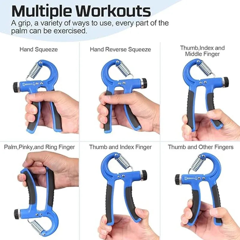 Hand Grip Strengthener with Adjustable Resistance and Muscle Wrist Equipment