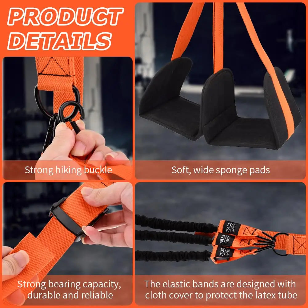 Pull Up Assistance Bands Set Resistance Strap for Pull-ups Assist