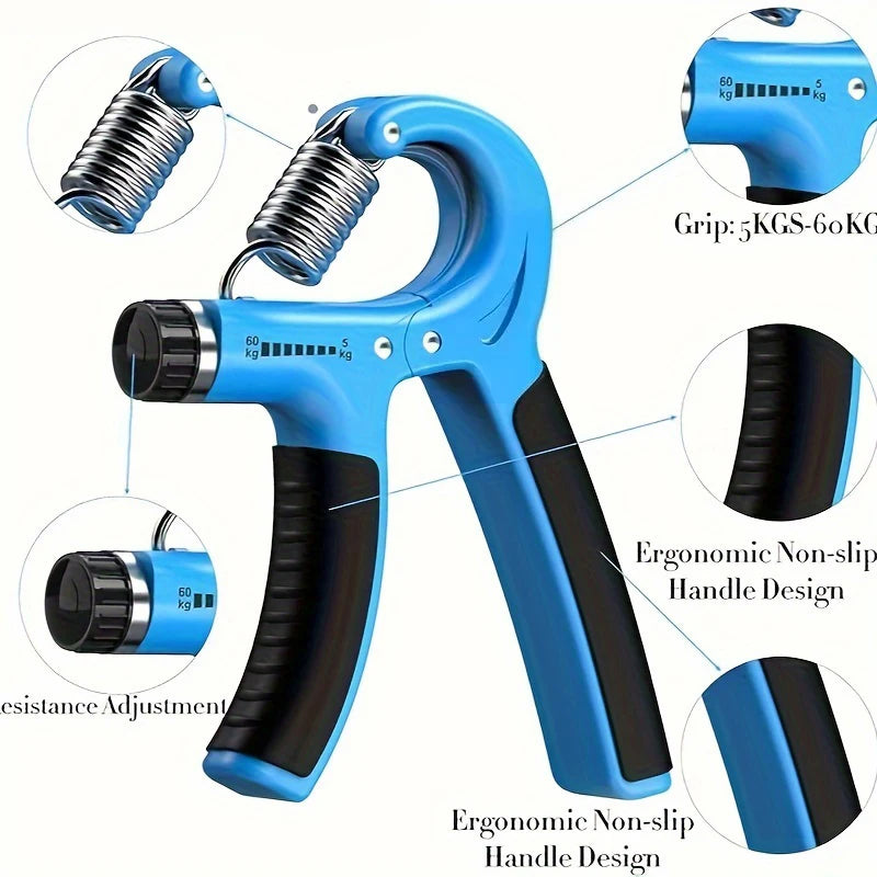 Hand Grip Strengthener with Adjustable Resistance and Muscle Wrist Equipment