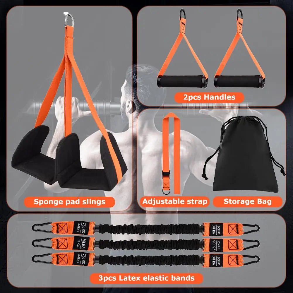 Pull Up Assistance Bands Set Resistance Strap for Pull-ups Assist