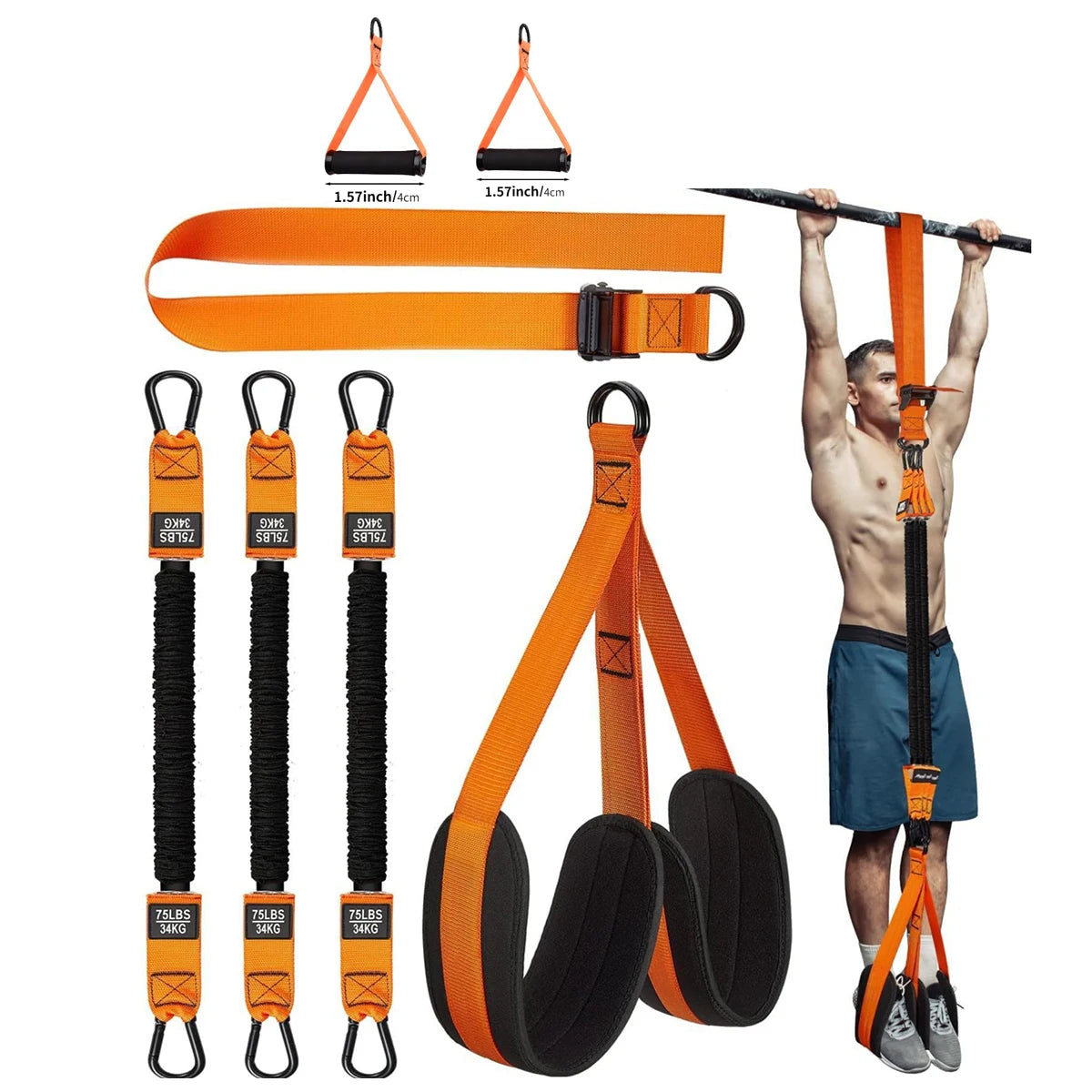 Pull Up Assistance Bands Set Resistance Strap for Pull-ups Assist