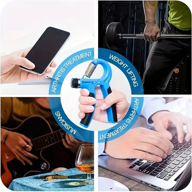 Hand Grip Strengthener with Adjustable Resistance and Muscle Wrist Equipment