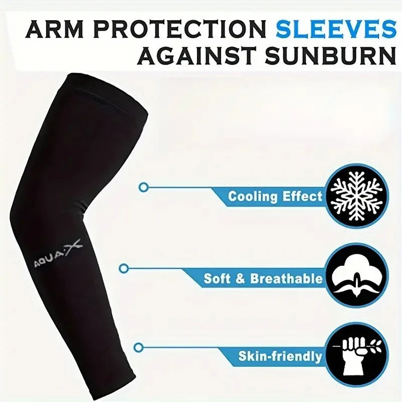 3 Pair of Breathable Sun Protection Sleeves - Breathable & UV Protective Gear for Sports, Work, Driving, & Outdoor Adventures