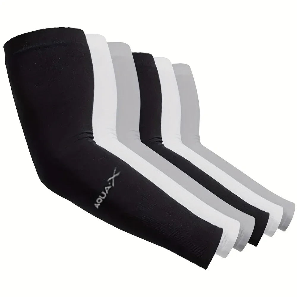 3 Pair of Breathable Sun Protection Sleeves - Breathable & UV Protective Gear for Sports, Work, Driving, & Outdoor Adventures