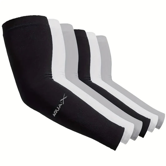 3 Pair of Breathable Sun Protection Sleeves - Breathable & UV Protective Gear for Sports, Work, Driving, & Outdoor Adventures