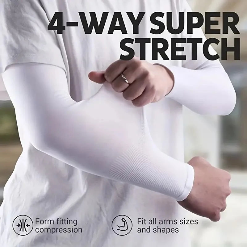 3 Pair of Breathable Sun Protection Sleeves - Breathable & UV Protective Gear for Sports, Work, Driving, & Outdoor Adventures